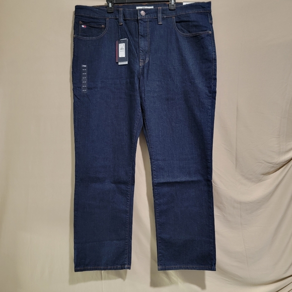 Tommy Hilfiger Other - Tommy Hilfiger Stretch Straight Big & Tall Denim Jeans Men's Size 46x32 NWT